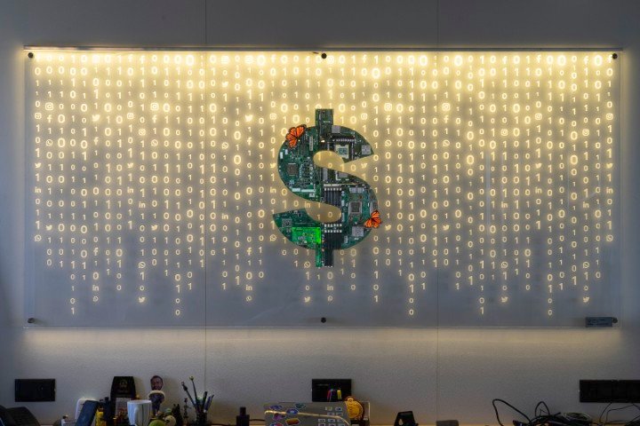 Binary — Mixed Media — 36 " x 72 "