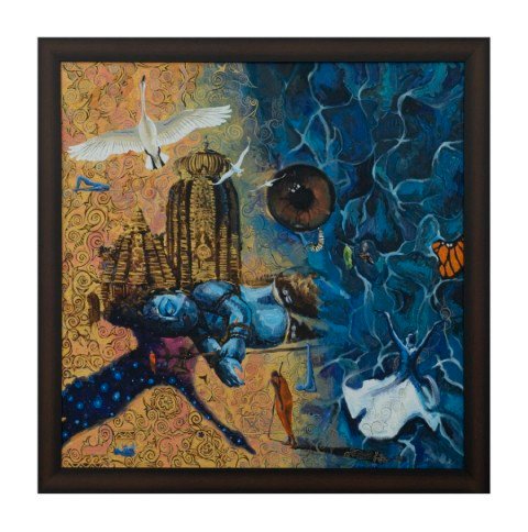 Pathik - acrylic on canvas - 36" x 36"