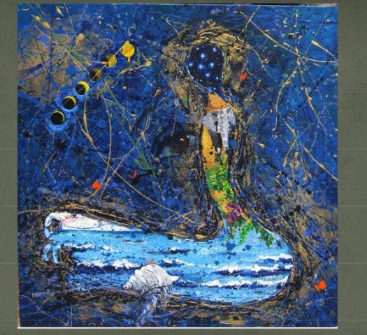 Within - acrylic on canvas - 36" x 36"