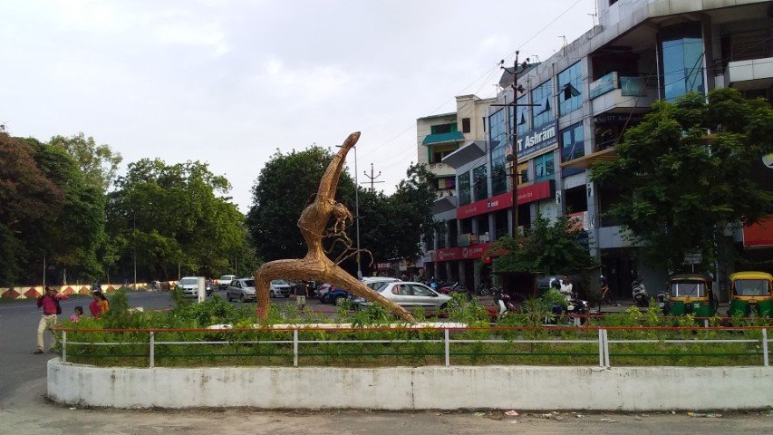 Adiyogi — Mild steel — 156" ht